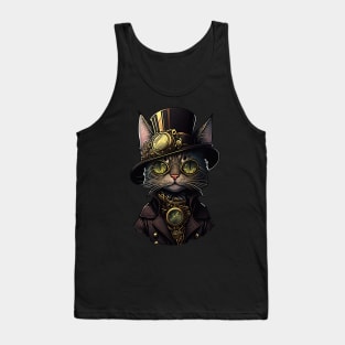 Steampunk Cat Tank Top